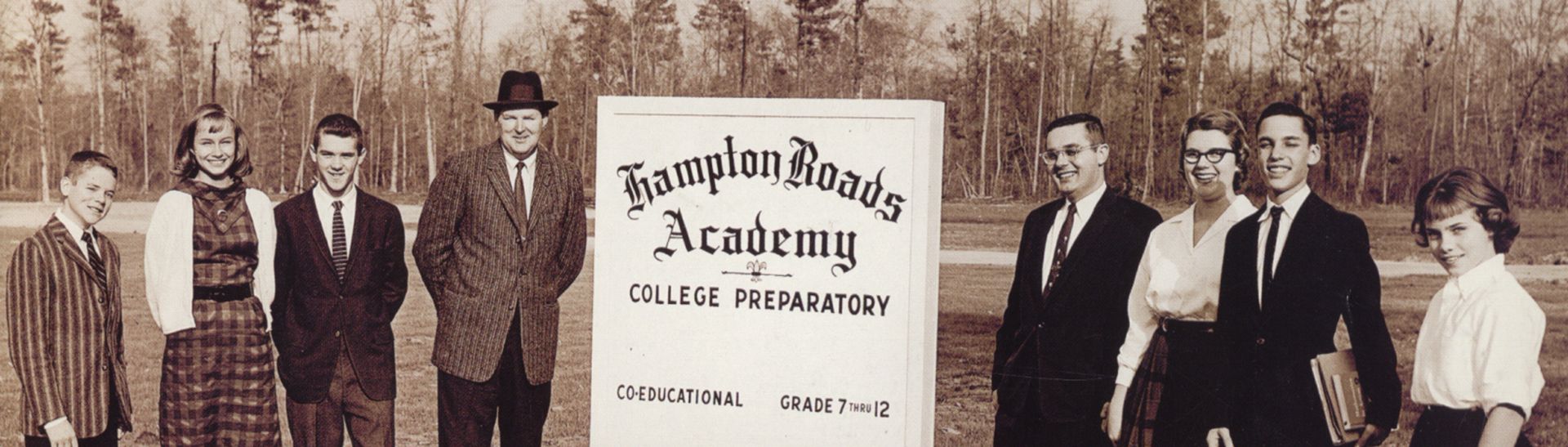 hampton-roads-academy-history-page-header hampton roads academy opening sepia photo