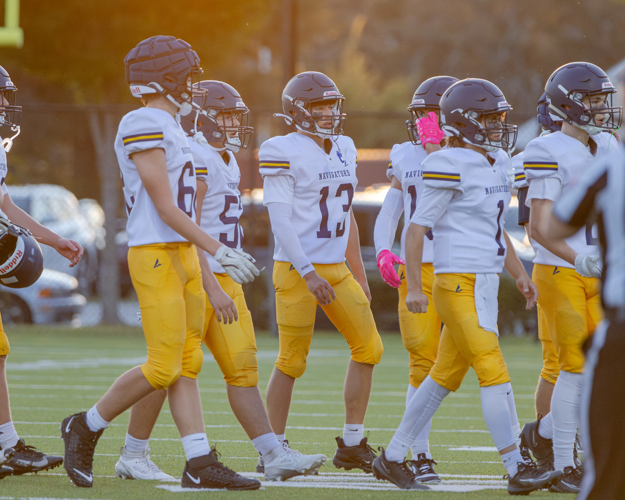Hampton Roads Academy varsity football players